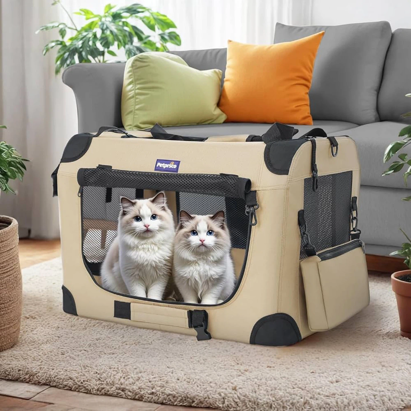 Petprsco Portable Collapsible Pet Crate - Small Brand new - photo 2