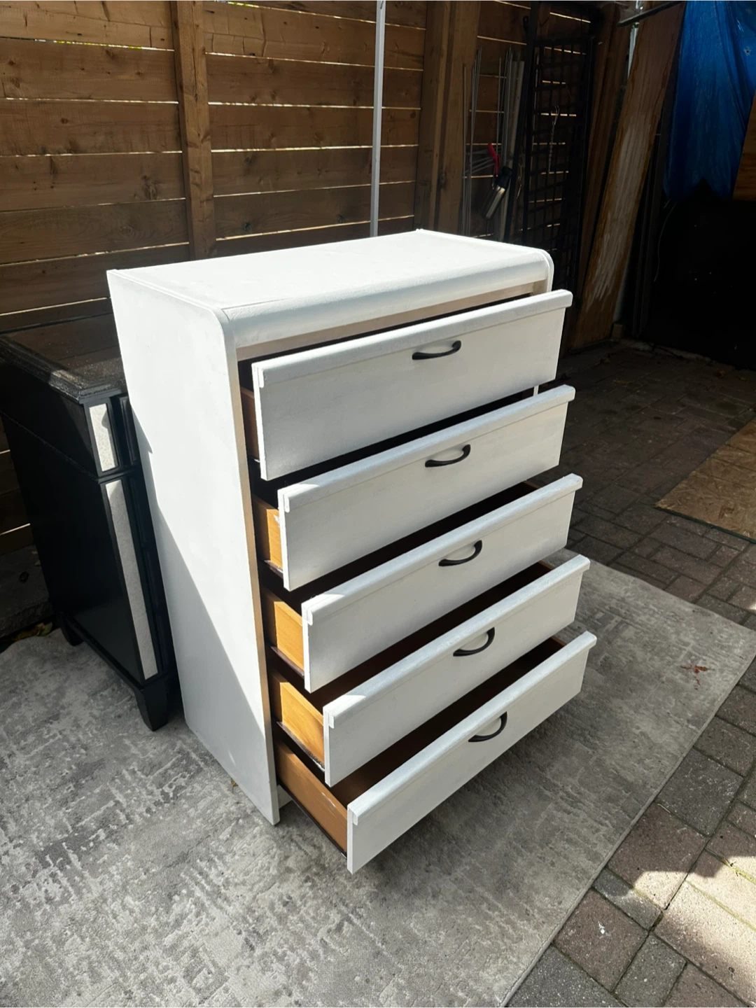 White 5-Drawer Dresser - photo 2