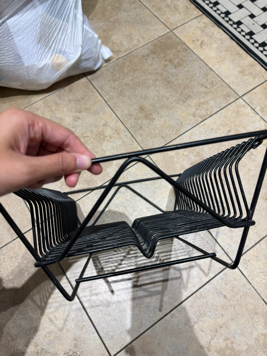 Black Wire Dish Drying Rack - photo 2