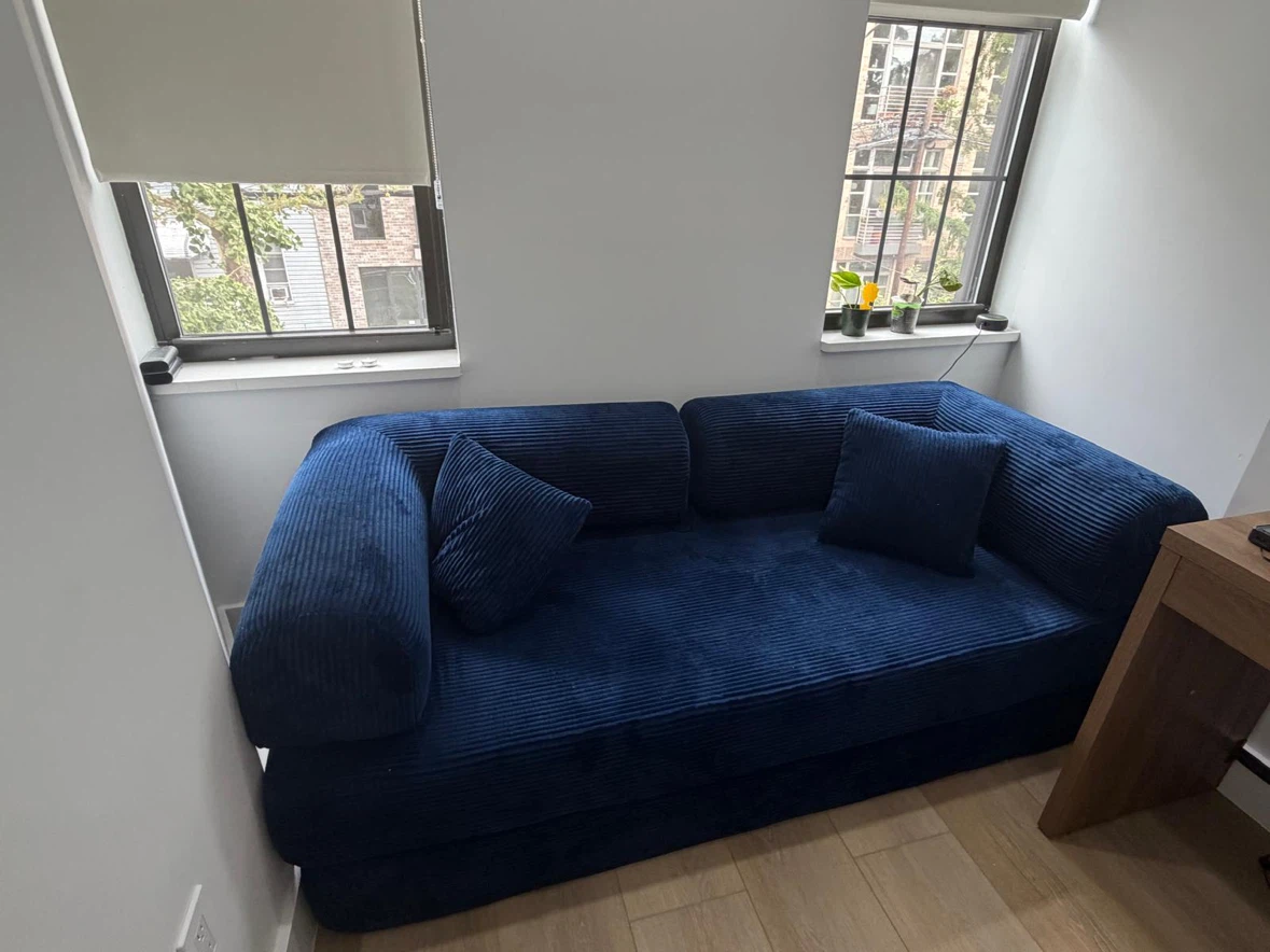 COOLHUT Navy Blue Convertible Sofa Bed in Brooklyn, NY