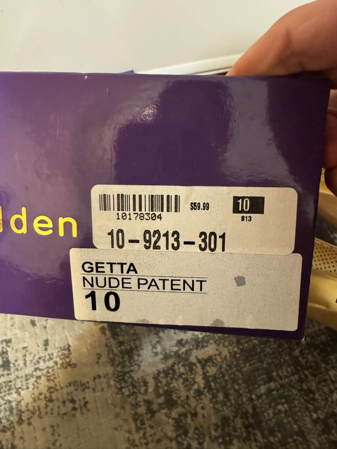 Madden Girl Getta Nude Patent Heels Size 10 - photo 4