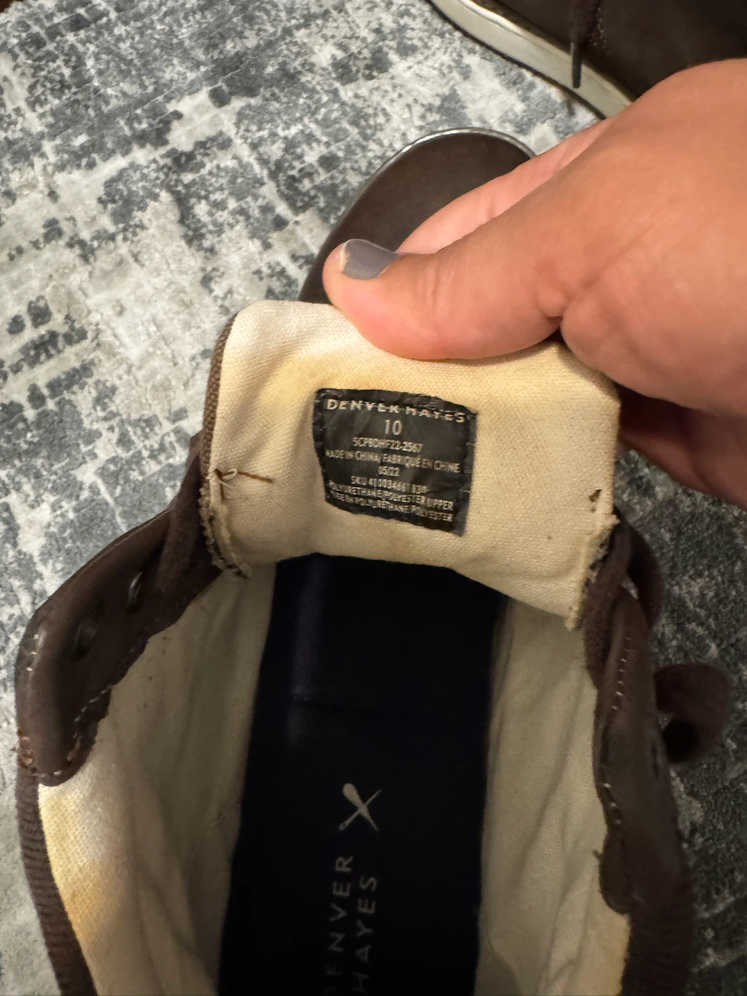 Denver Hayes Brown High Top Sneakers - photo 4