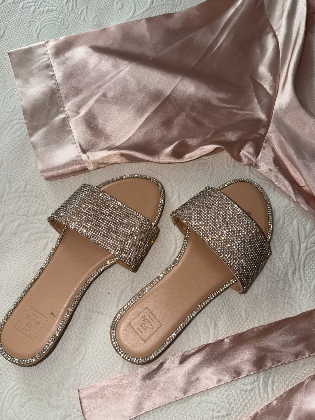 DB Studio Robe and Rhinestone Sandals Set - photo 3