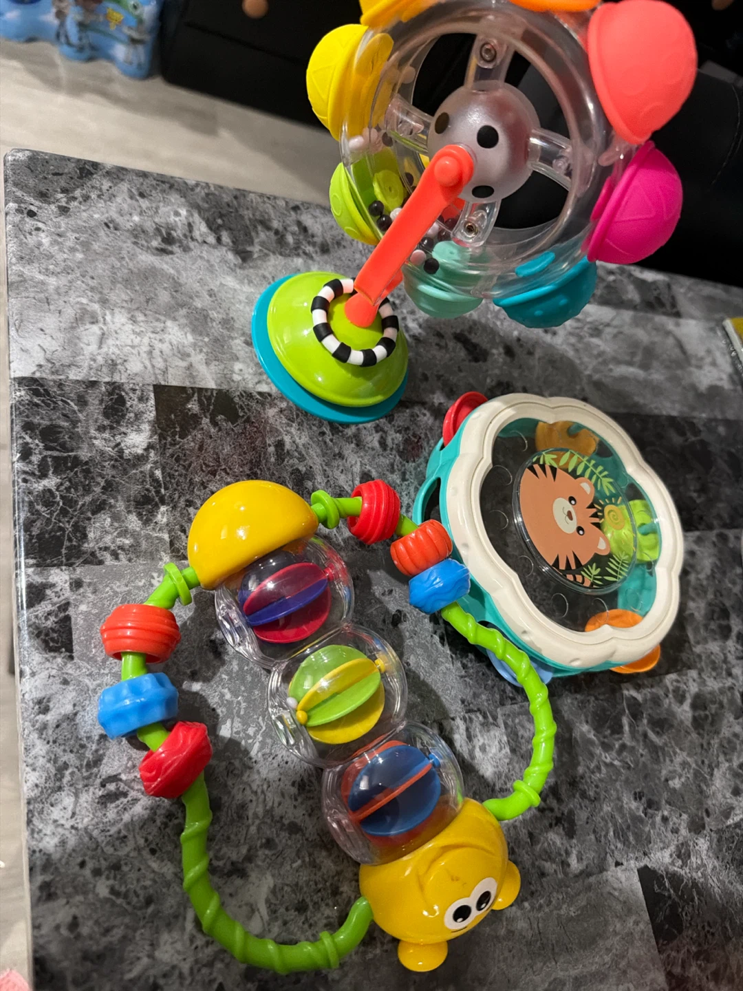 Set of 3 Baby Sensory Toys 🏈🏈🏈