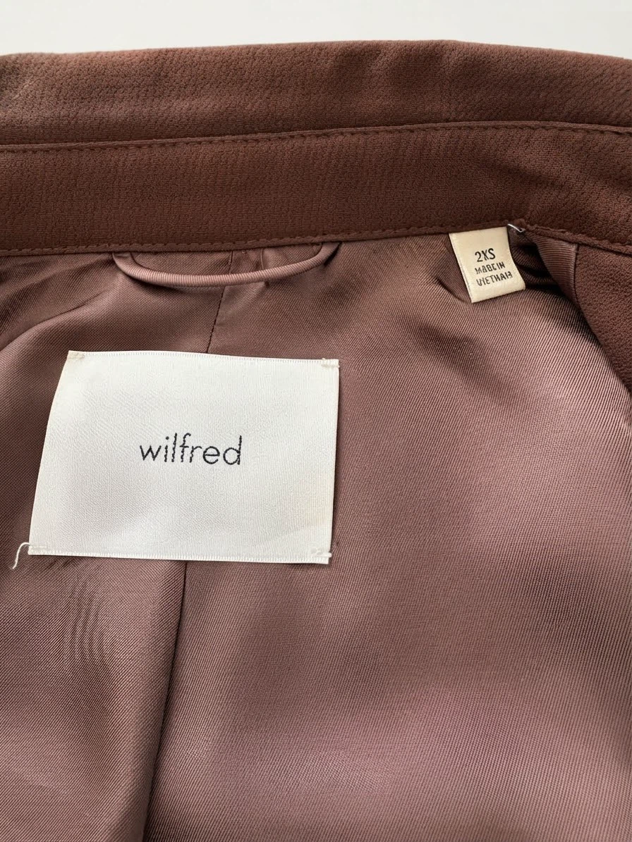 Wilfred Brown Cropped Jacket from Aritzia - photo 4