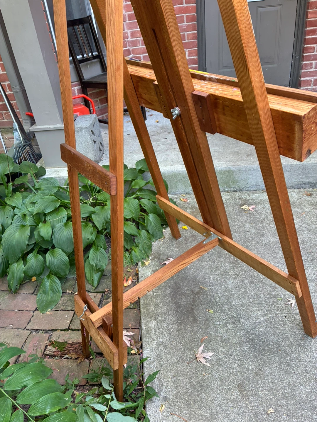 Wooden H-Frame Art Easel - photo 4