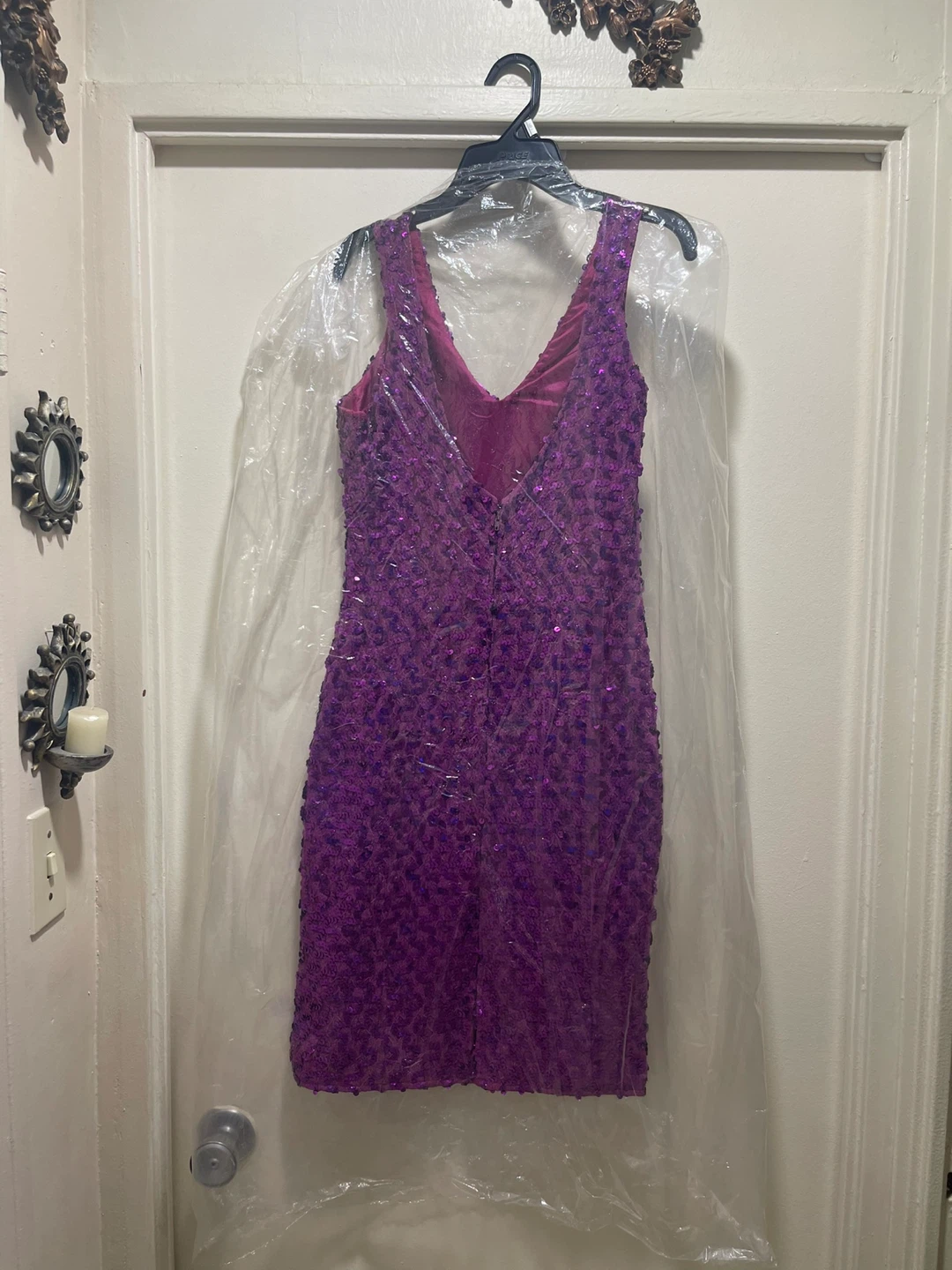 Purple Sequined Dress - photo 2