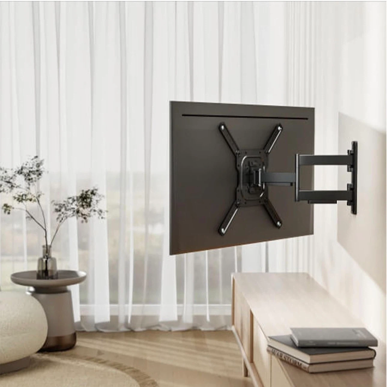 Full-Motion Articulating TV Wall Mount for 23 to 65 inch Tv