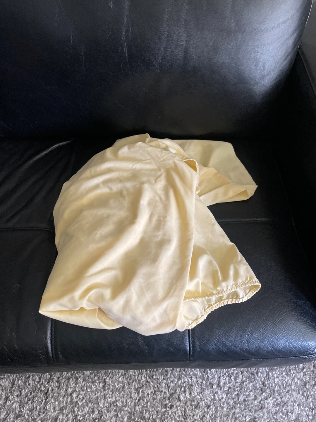 🏈 Queen Yellow Fitted Sheet