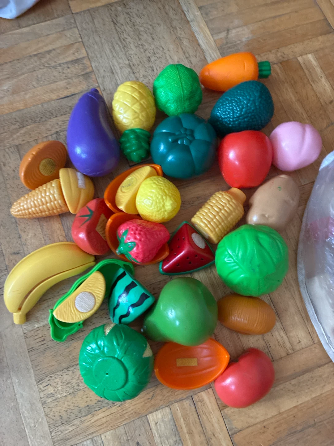 Assorted Plastic Toy Play Food Set 🏈