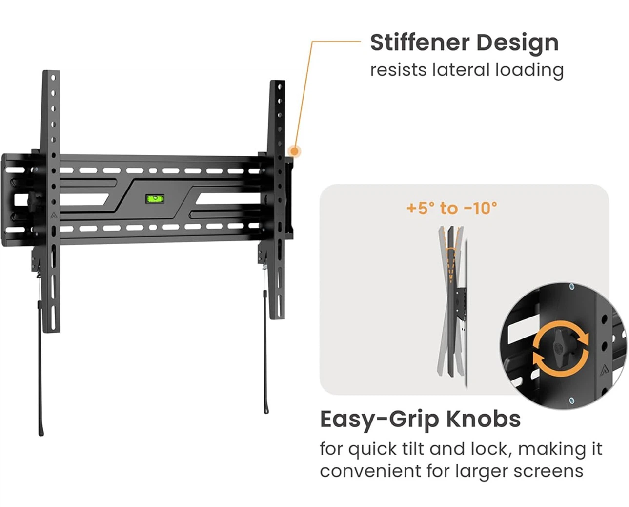 Tilting TV Wall Mount for 32 to 75 inch Tv - photo 2