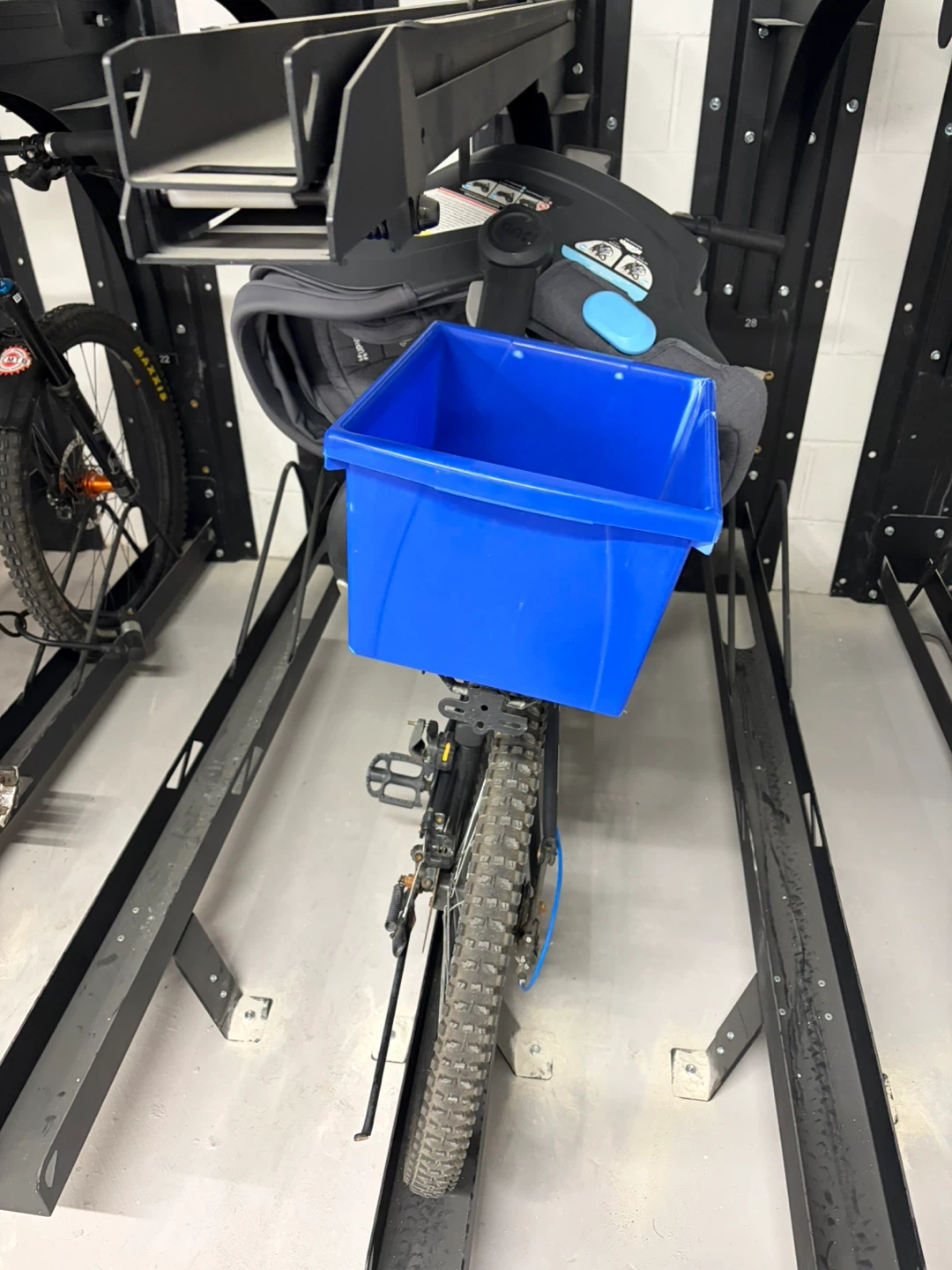 Raleigh Mountain Bike with Rear Basket