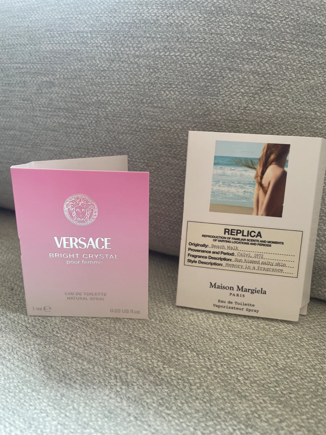 Maison Margiela Replica and Versace Sample Perfume Set