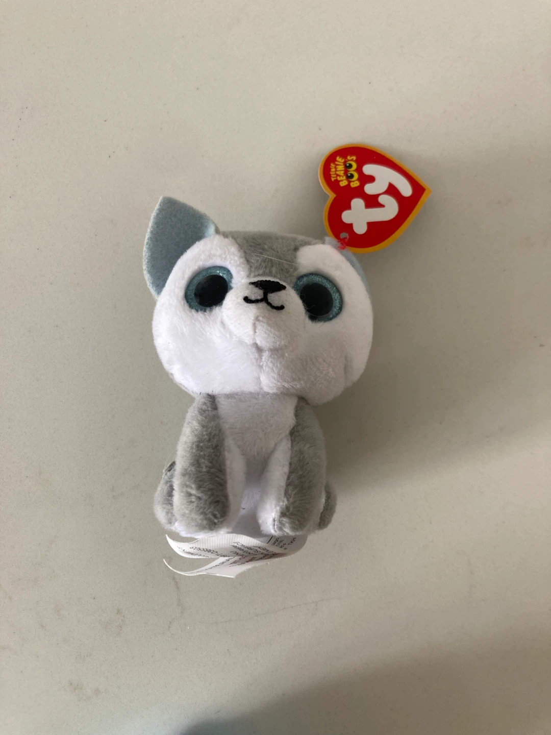 🏈Ty Beanie Boos Timber Grey Wolf Plush Toy
