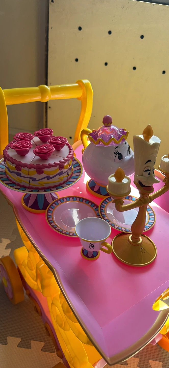 Disney Beauty and the Beast Chip Tea Cart Playset - photo 2