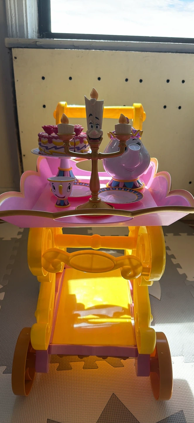 Disney Beauty and the Beast Chip Tea Cart Playset - photo 3