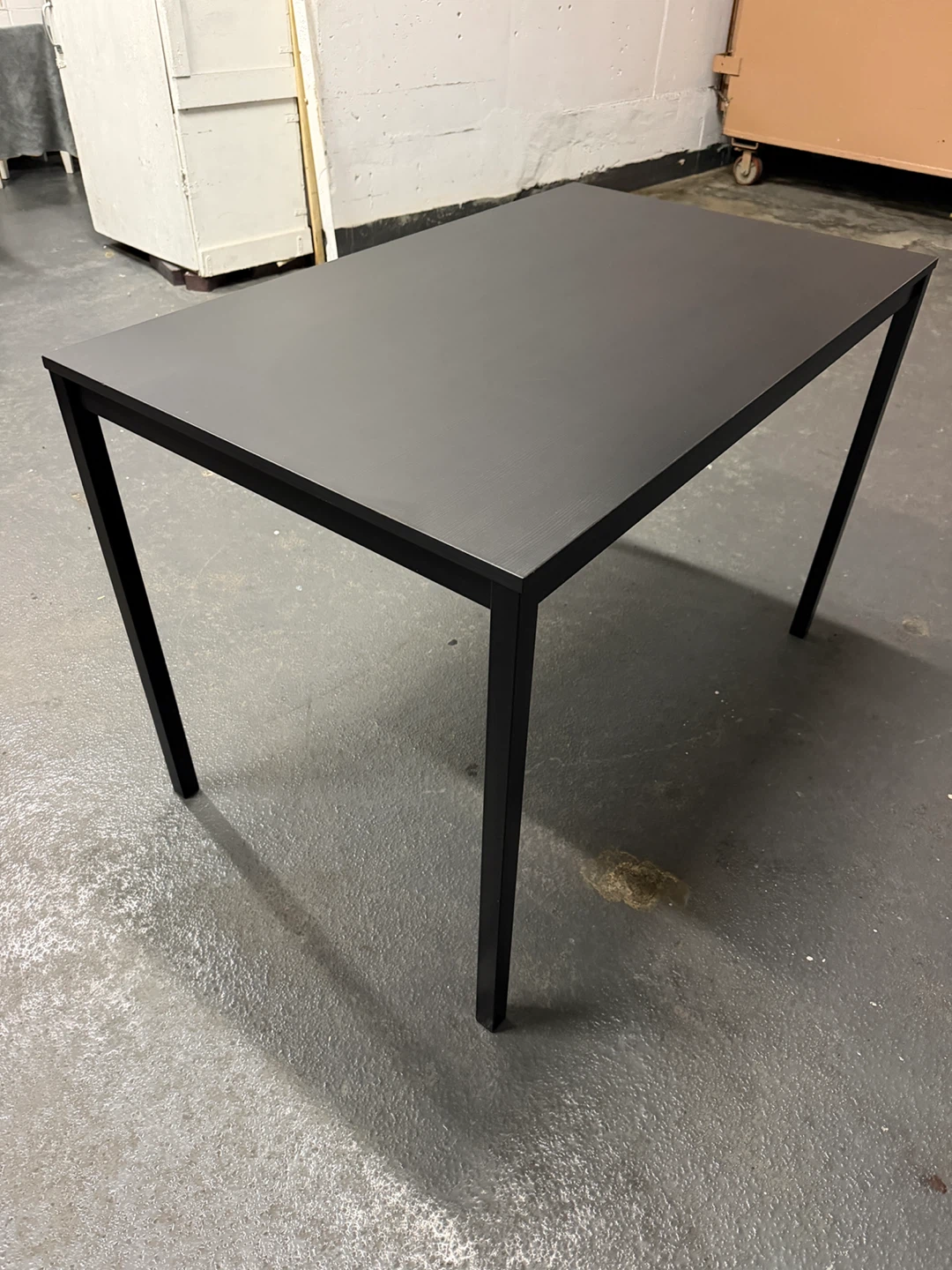 IKEA Black Wood Grain Dining Table - photo 2