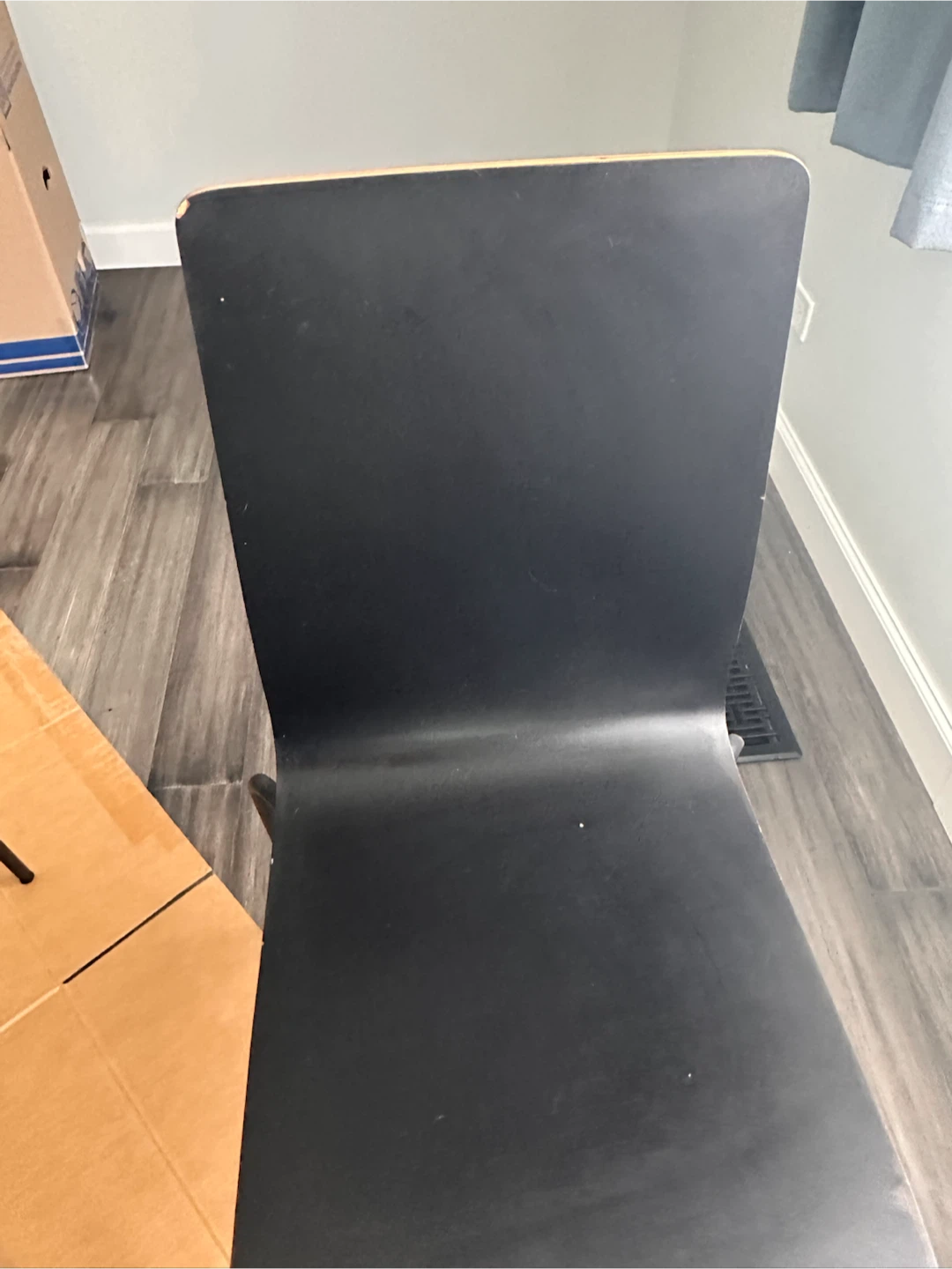 Set of 4 black dining chairs - photo 3