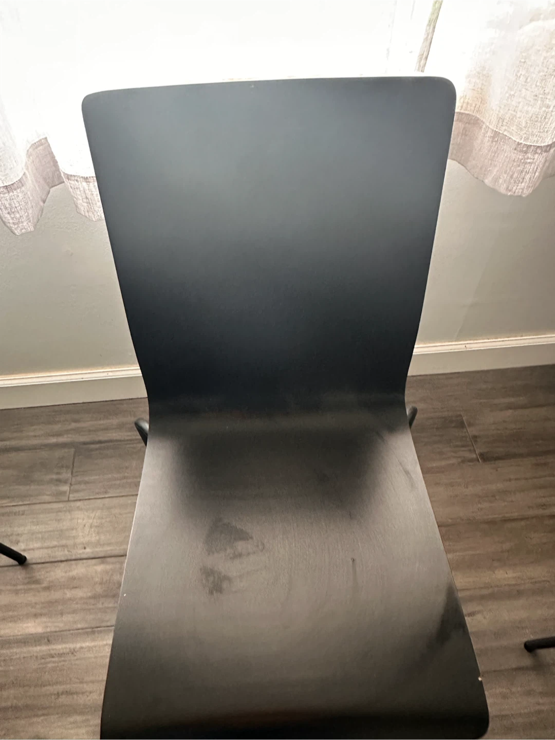 Set of 4 black dining chairs - photo 4