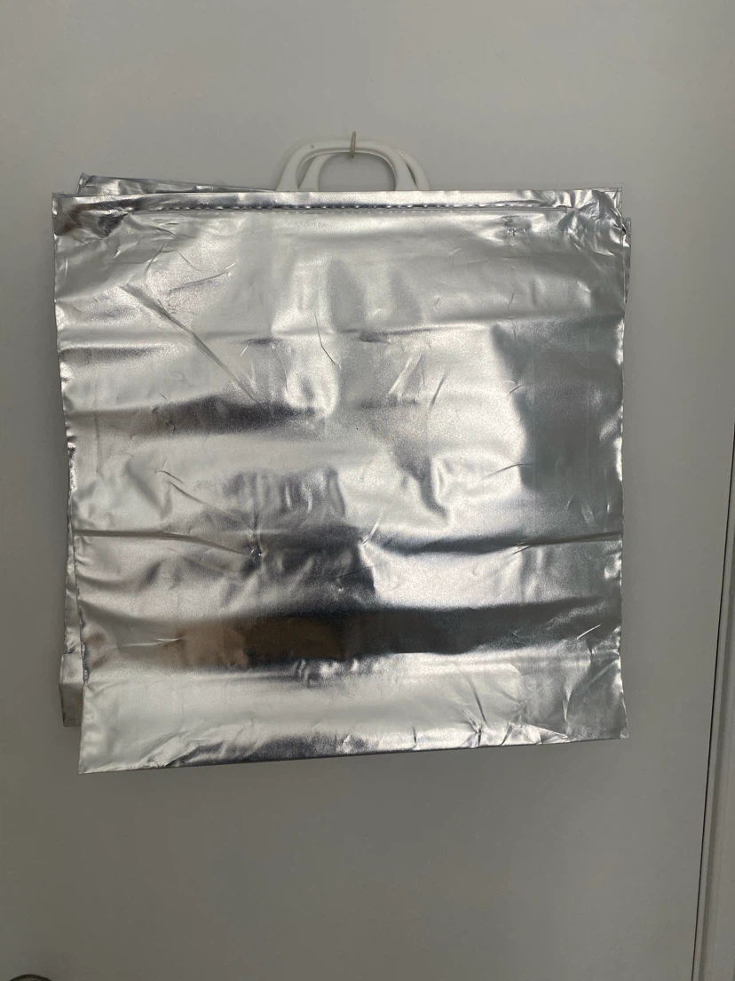 2 Silver Insulated Cooler Bags