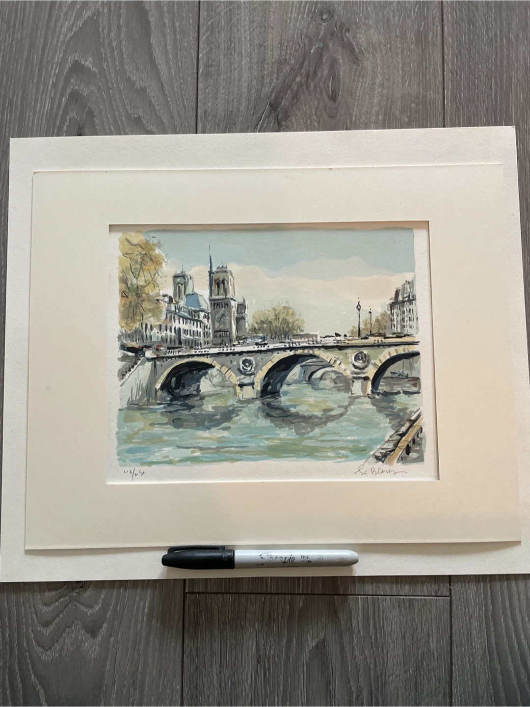 🏈 Paris Water colour