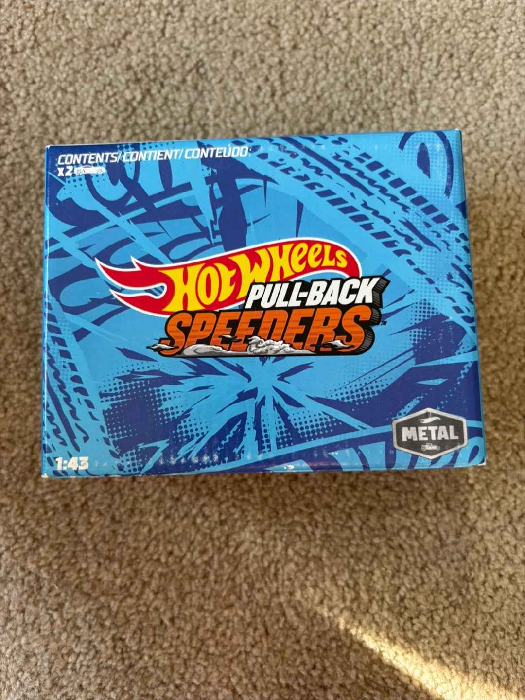 Hot Wheels Pull-Back Speeders Bone Shaker & Twin Mill