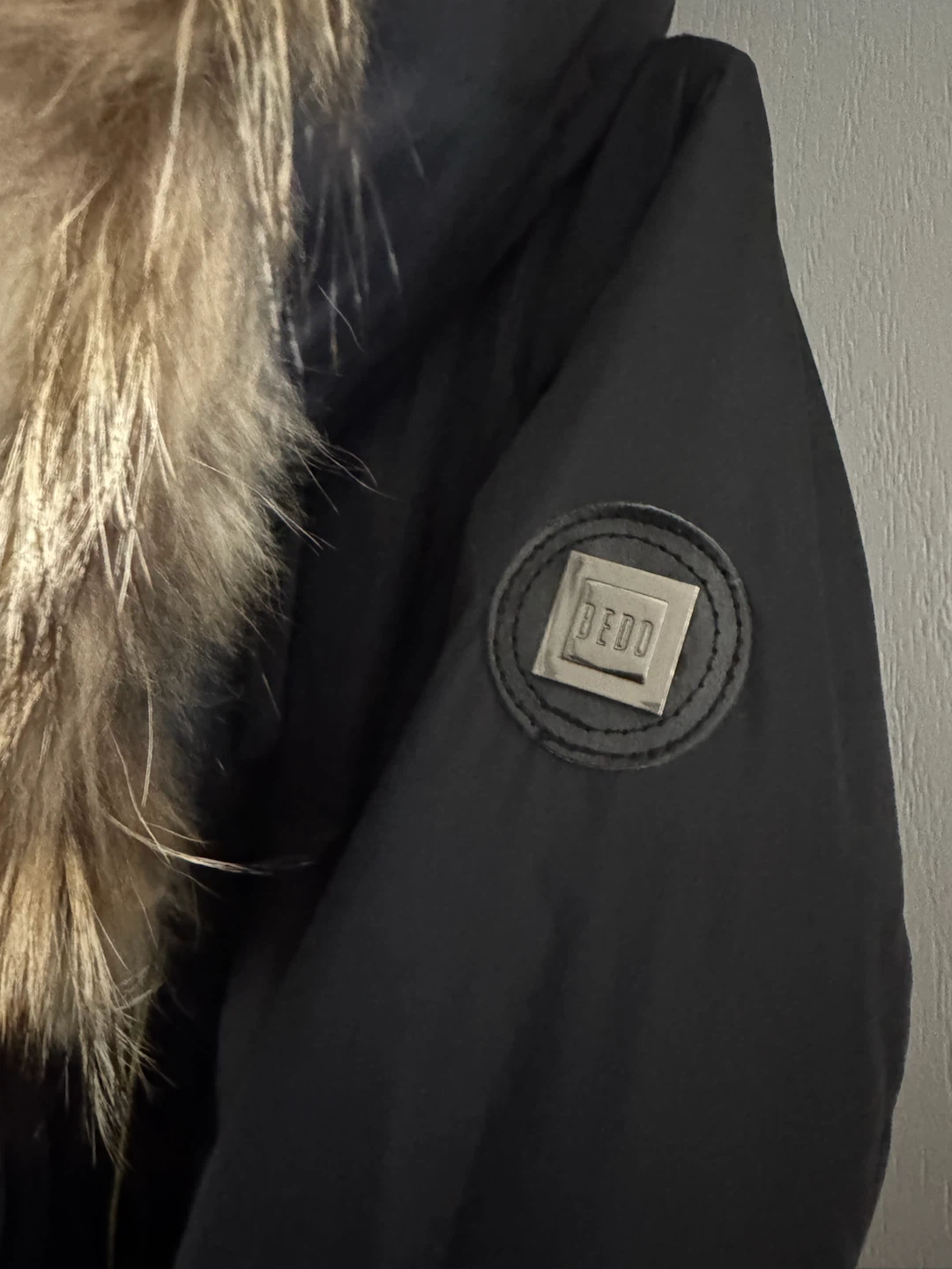 BEDO Black Down Parka with Fur Hood - photo 3