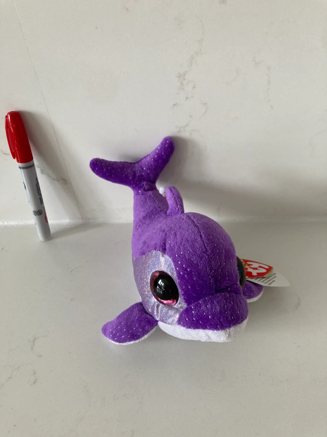 🏈Ty Beanie Boos Flips Dolphin Plush
