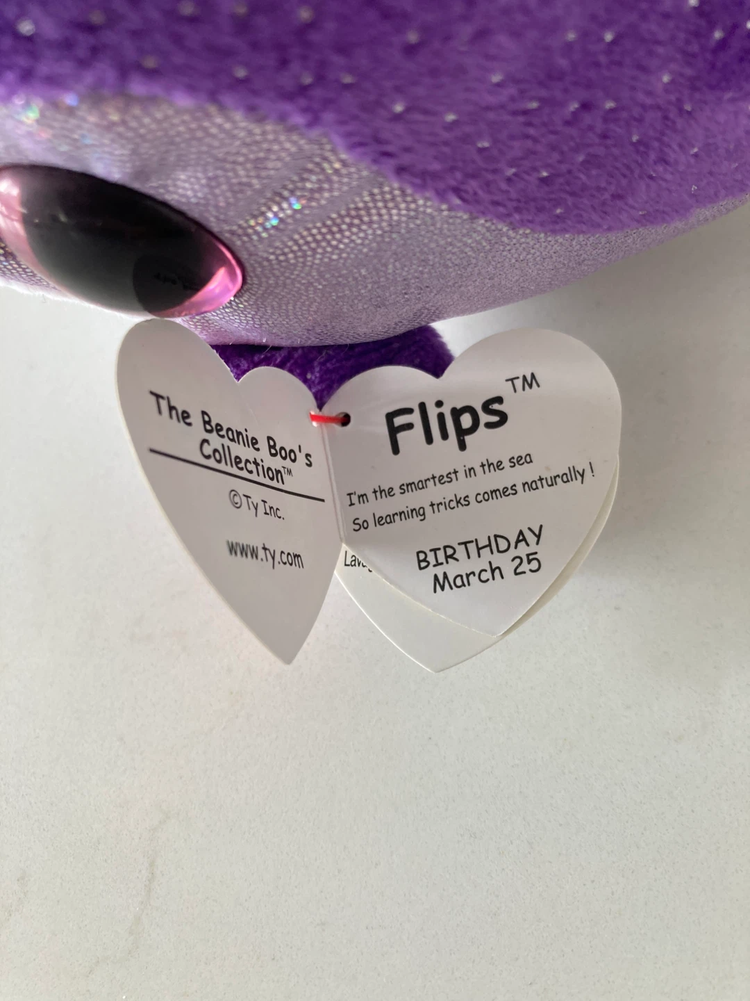 🏈Ty Beanie Boos Flips Dolphin Plush - photo 2