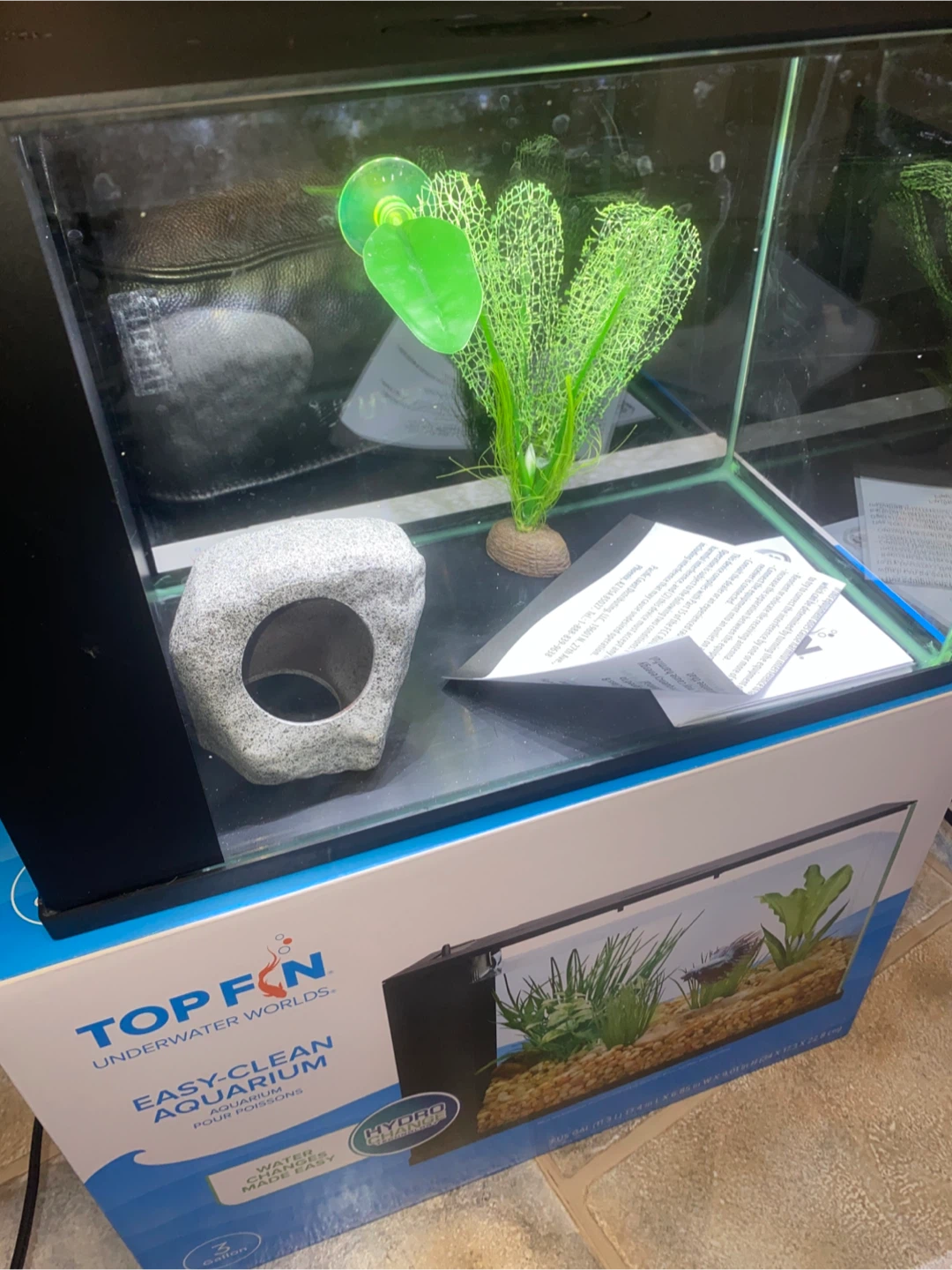 Top Fin 3 Gallon Easy-Clean Aquarium - photo 2