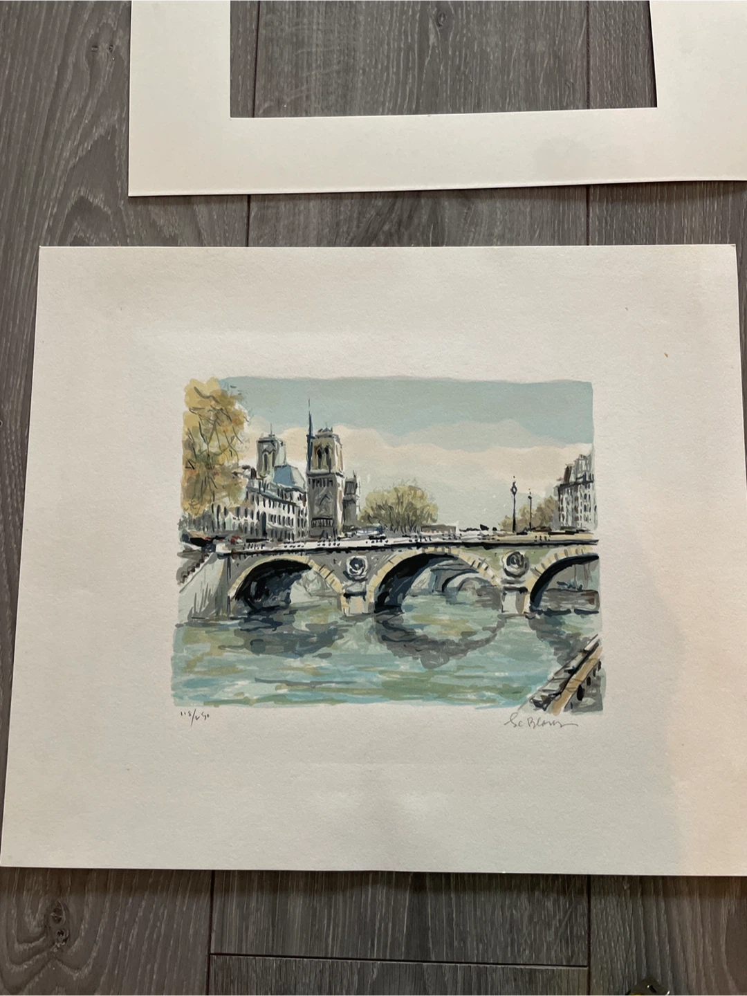 🏈 Paris Water colour - photo 2