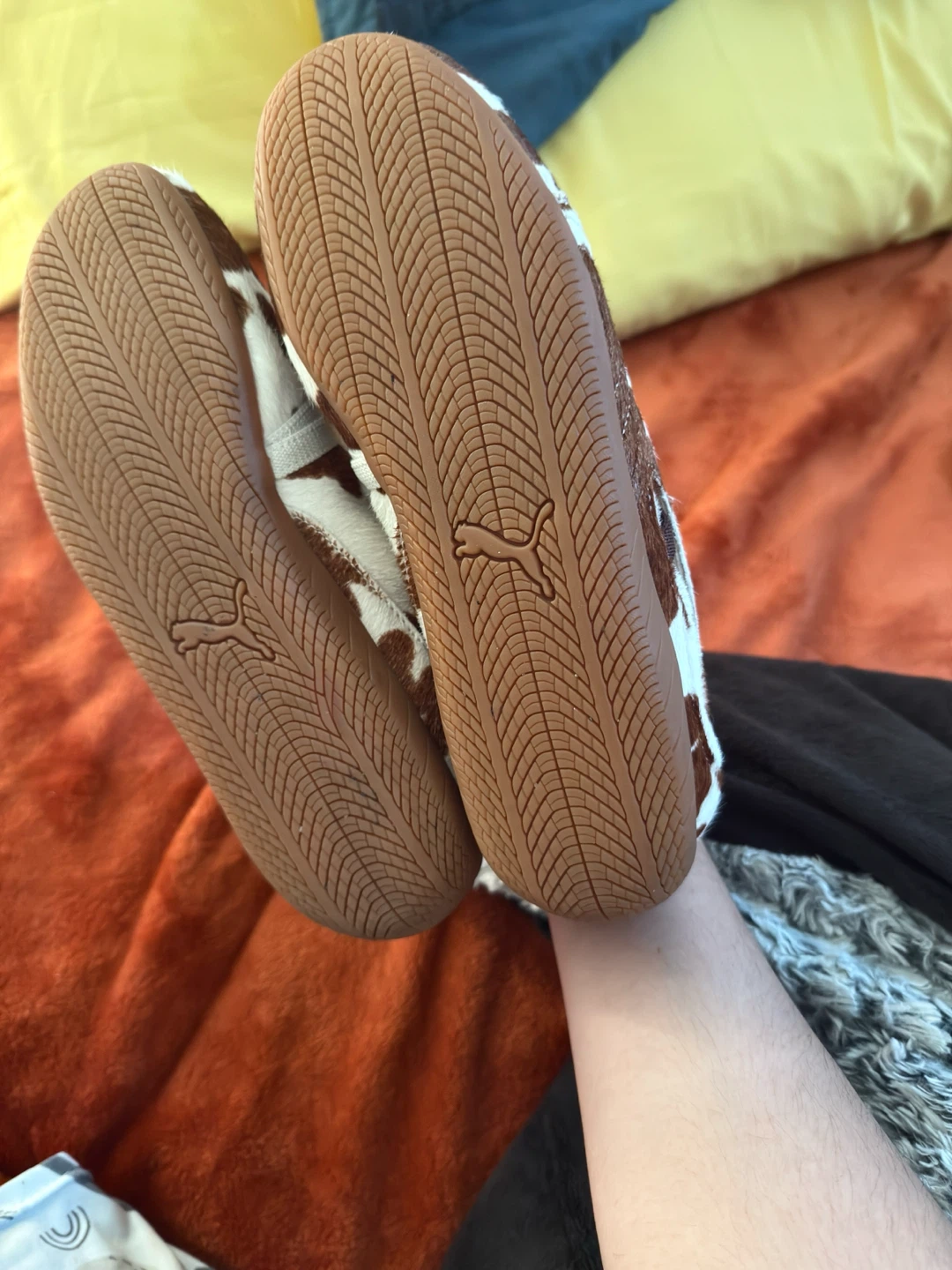 Puma Cow Print Ballet Flats