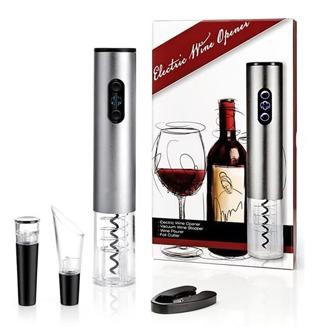 Electric Wine Opener Set + Vacuum Stopper Bulk Buy 200+