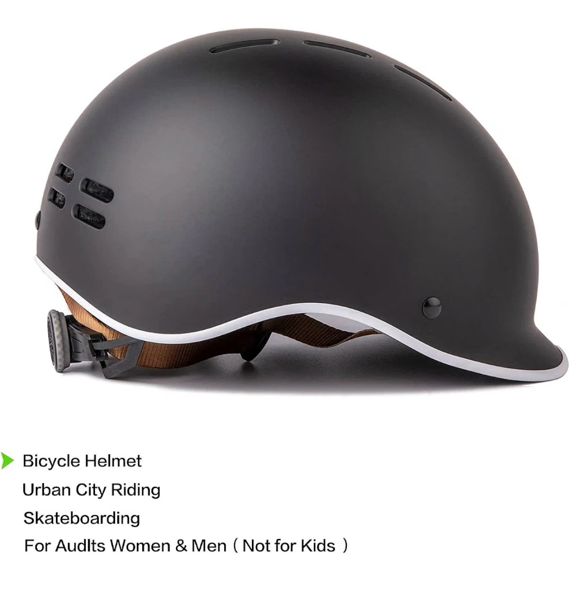 OnBros Adult Bicycle Helmet - Black - photo 3