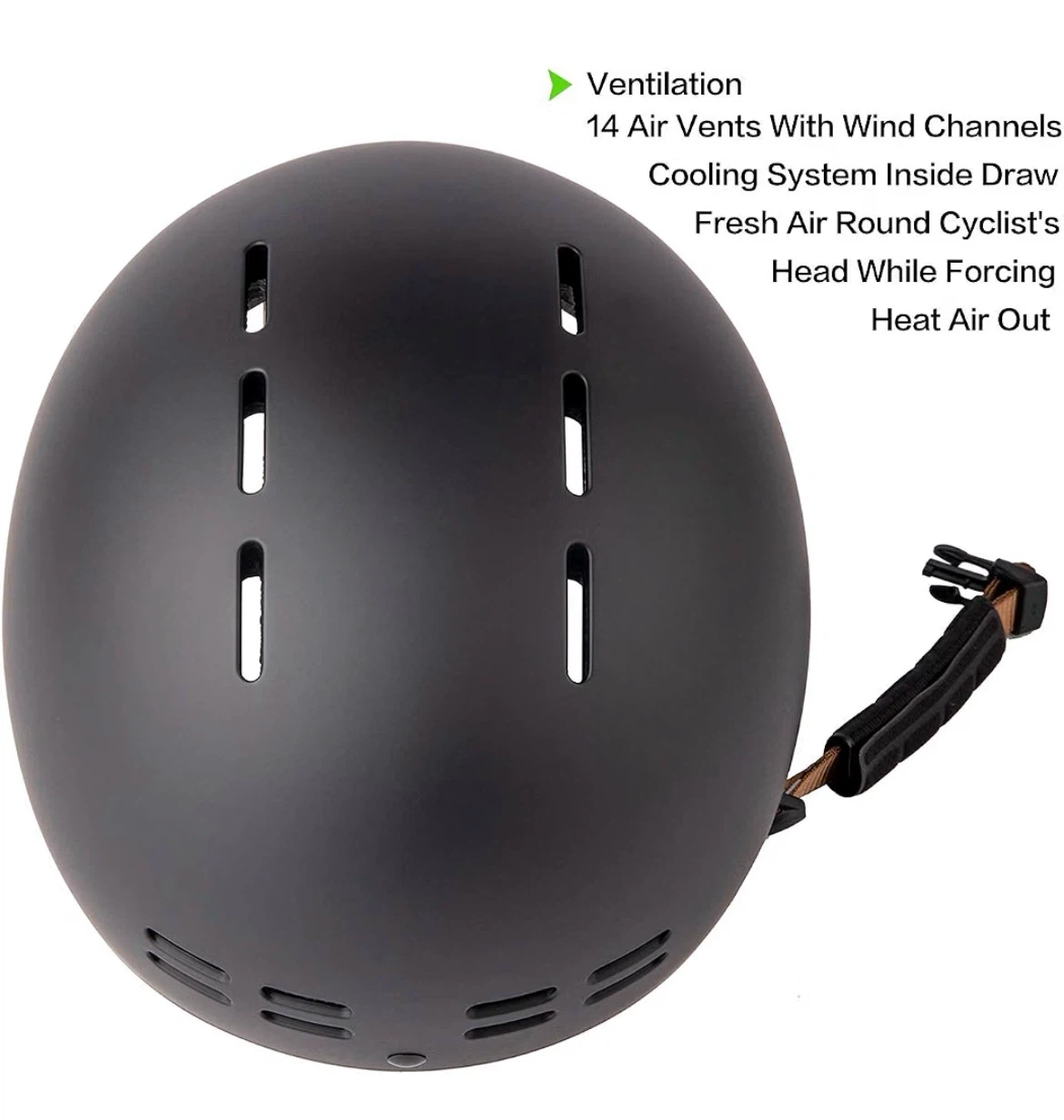 OnBros Adult Bicycle Helmet - Black - photo 4