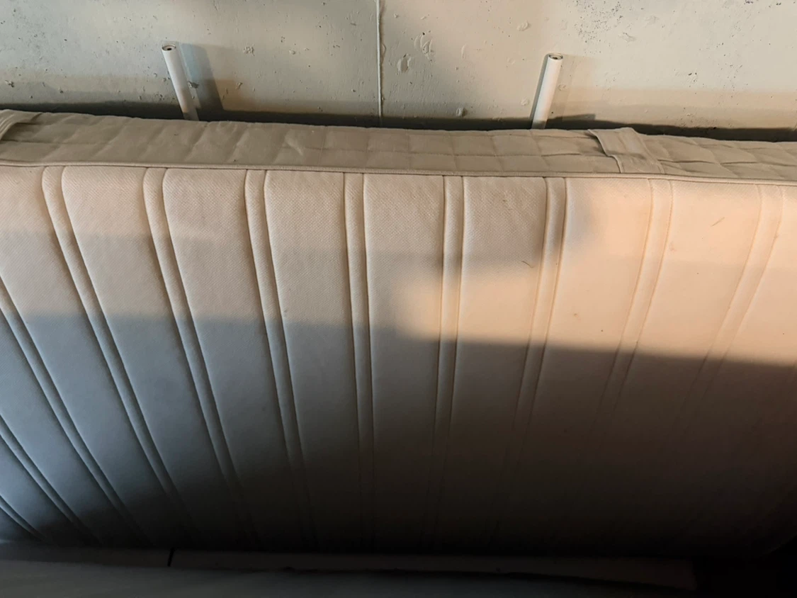 White Metal Bed Frame with Mattress daybed twin - photo 2