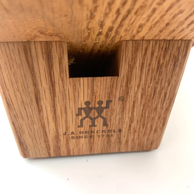 Wooden Knife Block Kitchen Counter Knife Storage Holder - photo 3