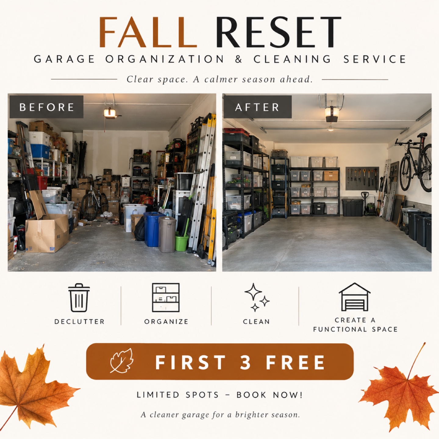 Garage Reset | Book Now