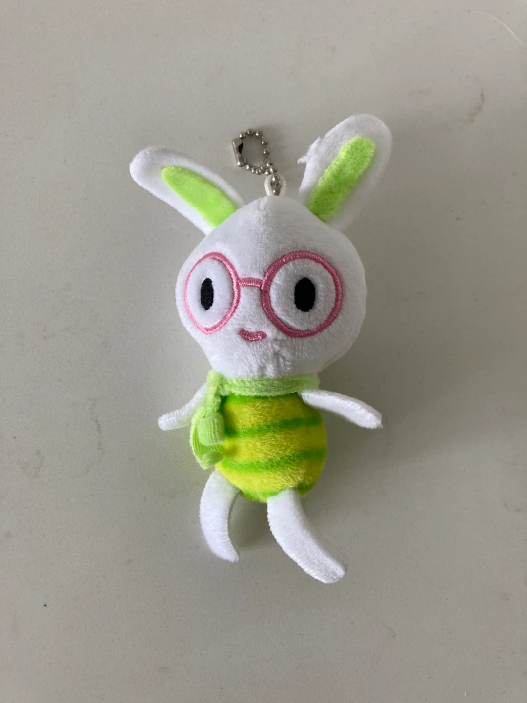 🏈Bunny Plush Keychain with Glasses