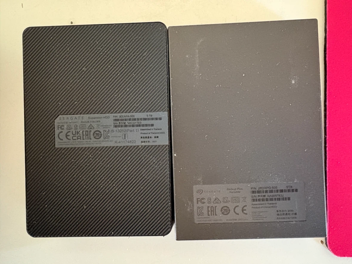 Two Seagate 5TB Portable External Hard Drives - photo 2
