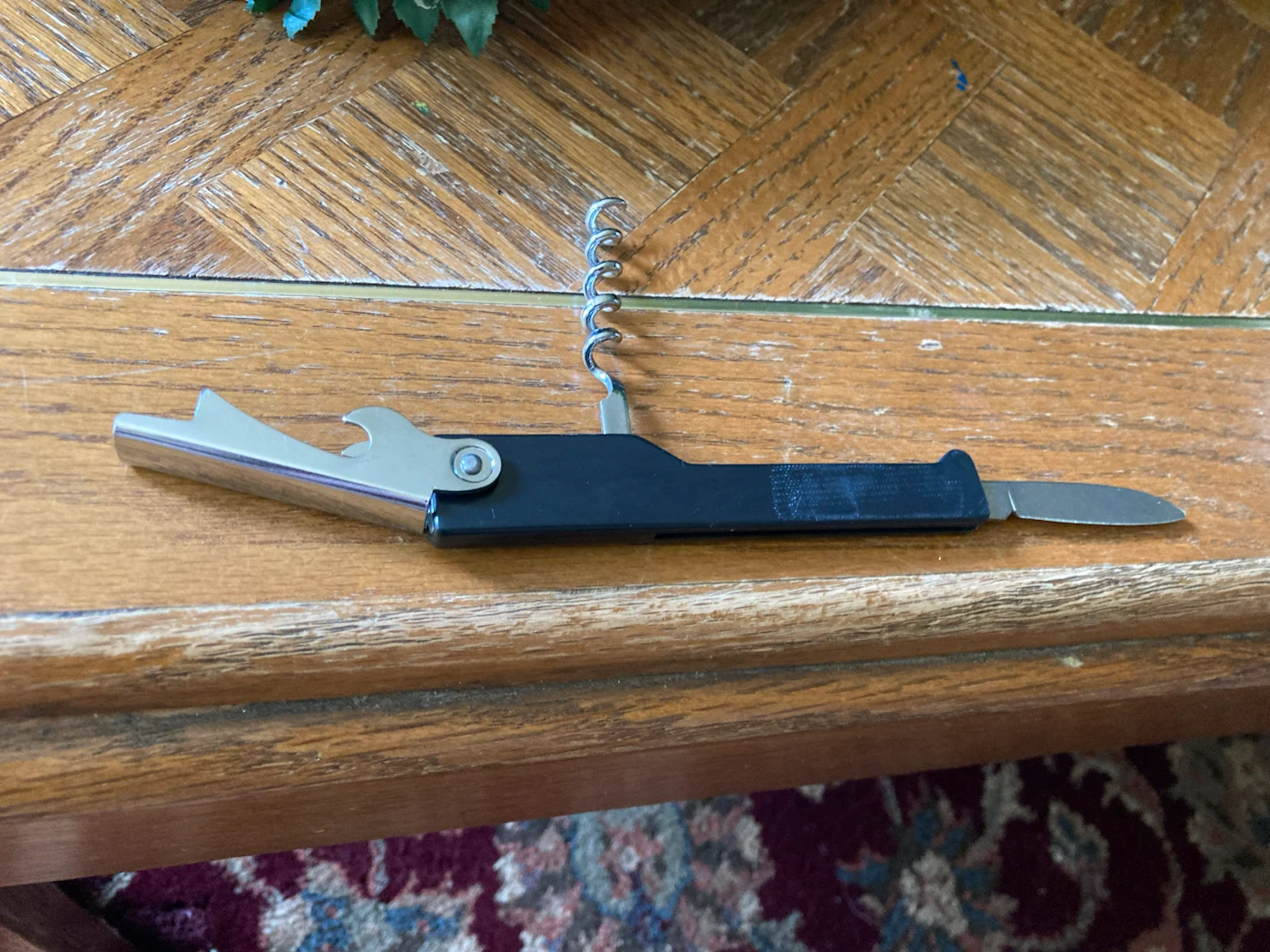 Waiter's Corkscrew Bottle Opener - photo 2