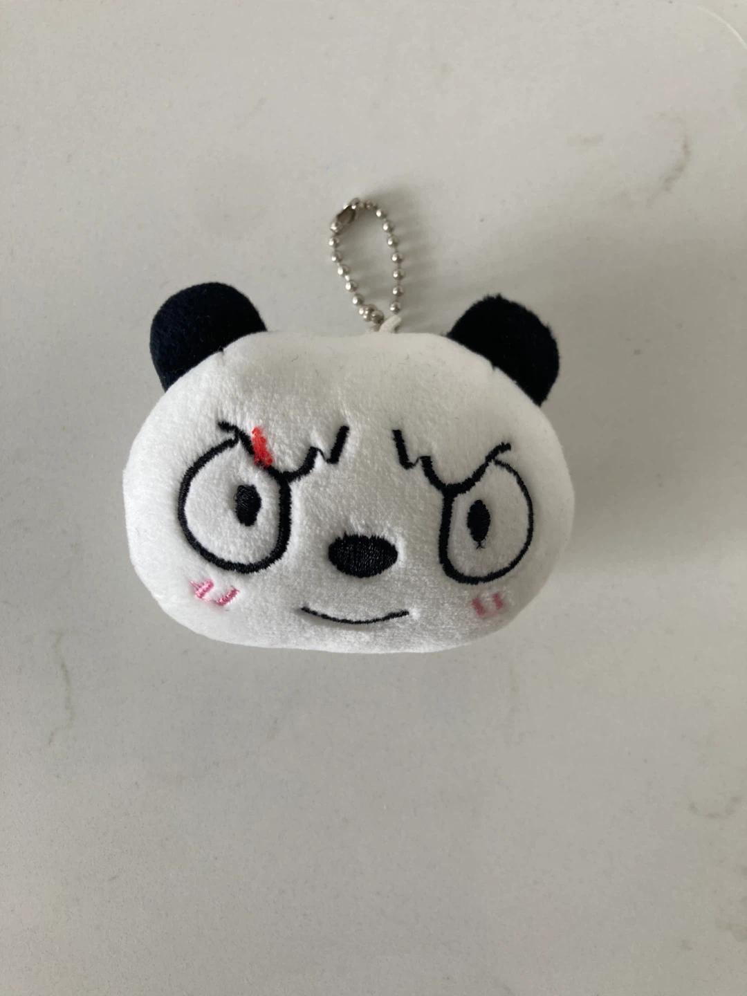 🏈Panda plush keychain