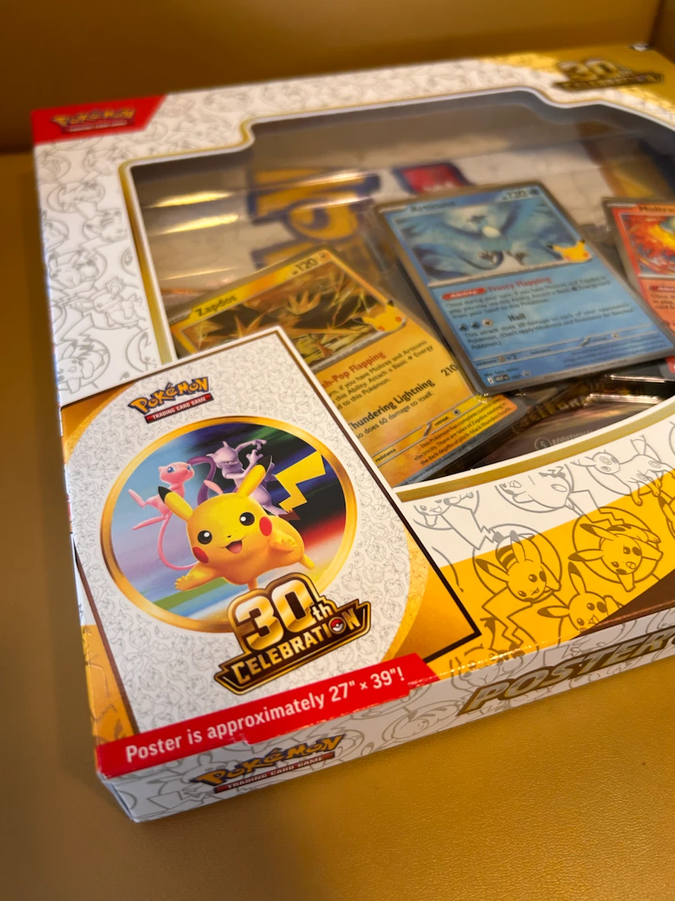 🔥Pokemon 30th Celebration Poster Collection Box - photo 3