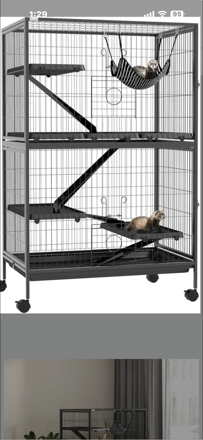 4-Tier PawHut Ferret, Rat Cage - photo 2