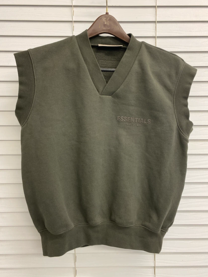 Essentials Fear of God Olive Vest