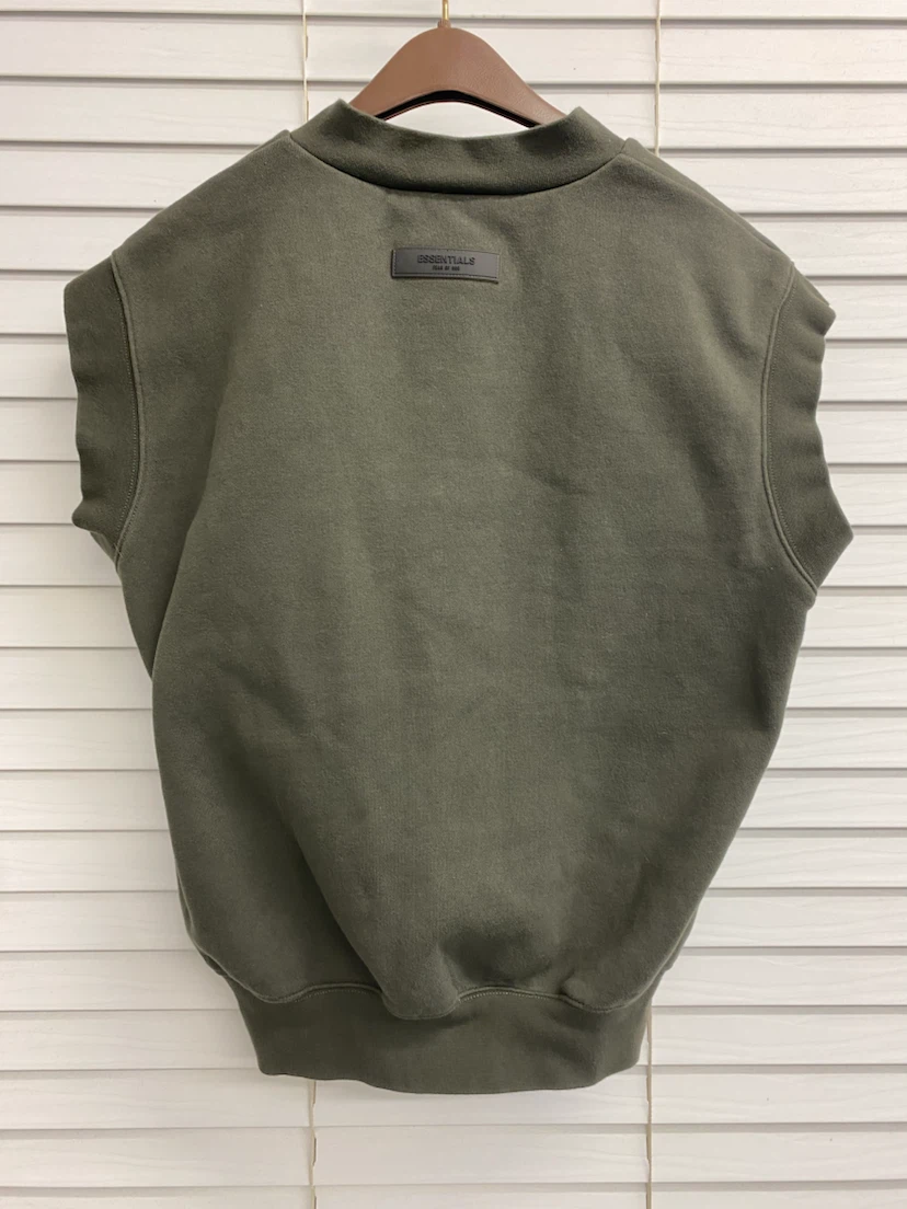 Essentials Fear of God Olive Vest - photo 5