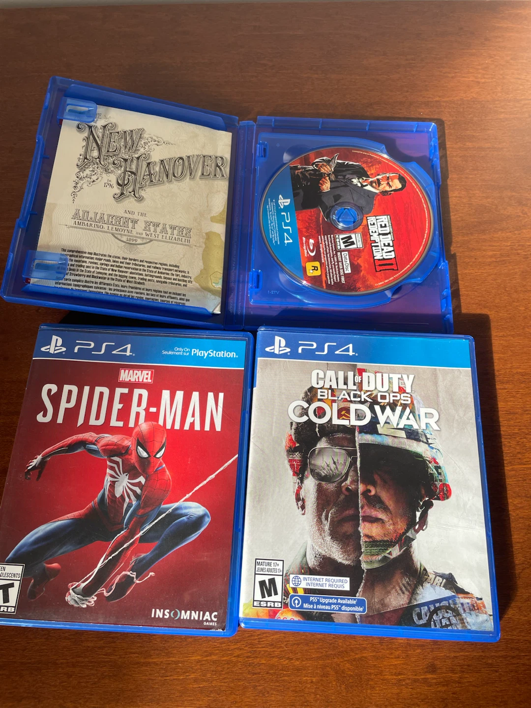 PS4, PS5 Physical discs cod, red dead, spider man - photo 3