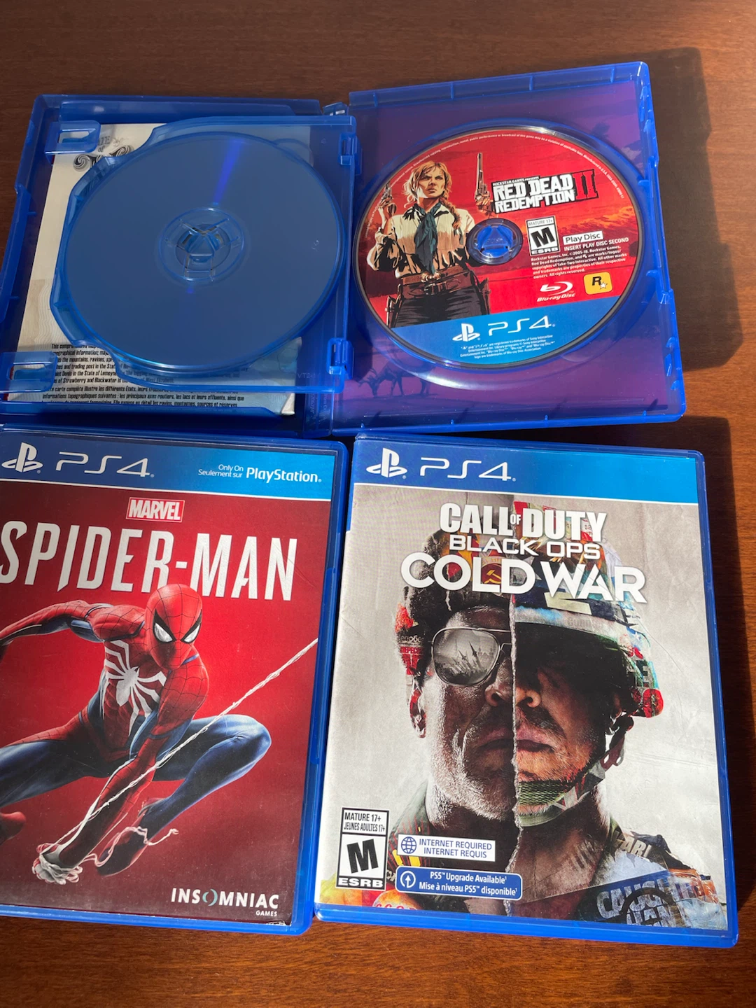 PS4, PS5 Physical discs cod, red dead, spider man - photo 4