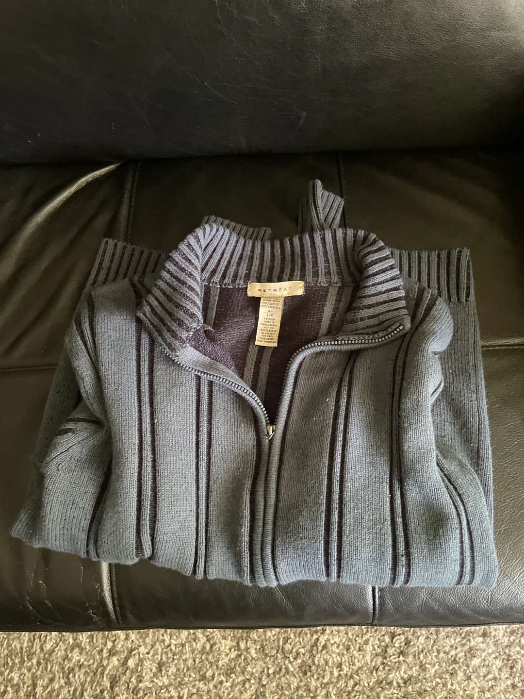 🏈Retreat Zip-Up Sweater