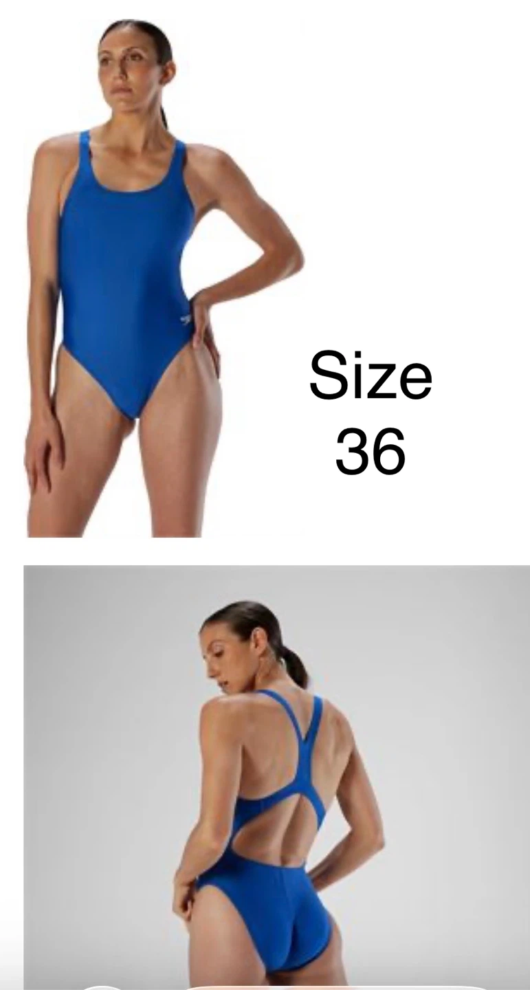 Speedo One-Piece Swimsuit Size 36